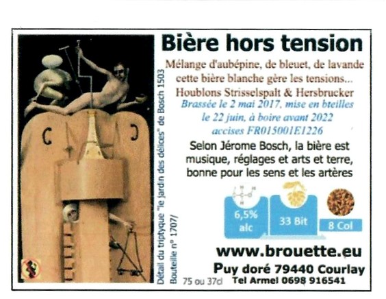 Etiquette BRASSERIE EN BROUETTE 06