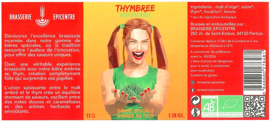 Etiquette BRASSERIE EPICENTRE 05