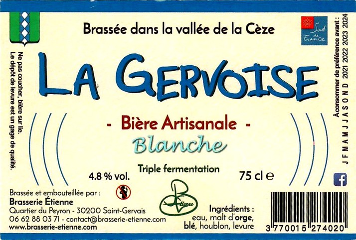 etiquette BRASSERIE ETIENNE 14