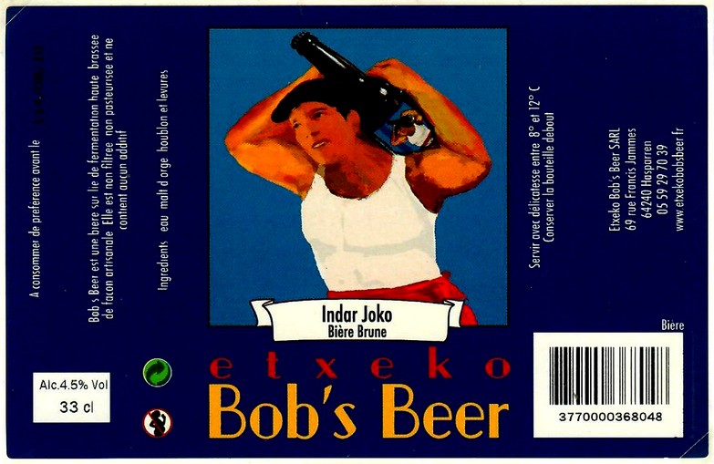 etiquette ETXEKO BOB'S BEER 02