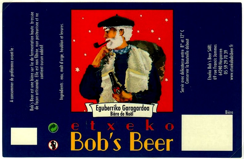 etiquette ETXEKO BOB'S BEER 04