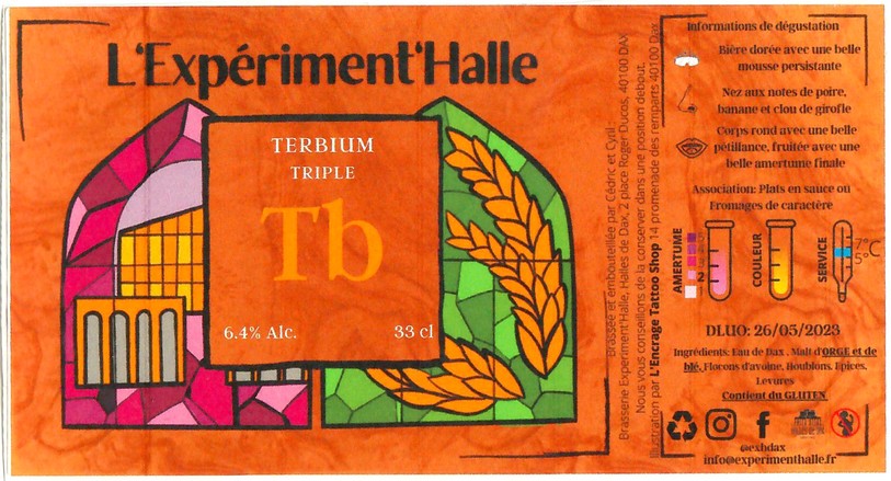 Etiquette BRASSERIE EXPERIMENTHALLE 03