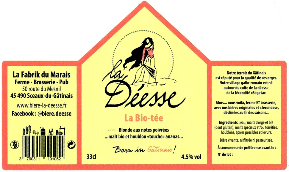 etiquette BRASSERIE LA FABRIK DU MARAIS 03