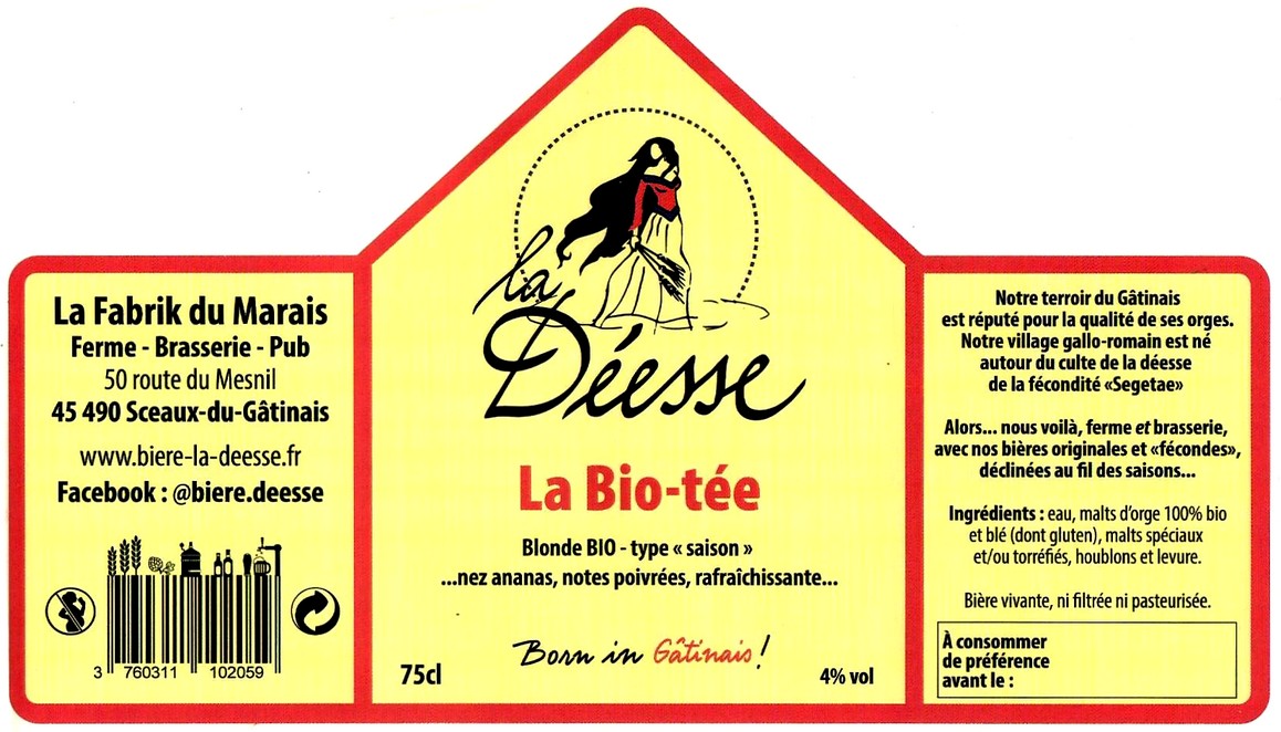 etiquette BRASSERIE LA FABRIK DU MARAIS 04