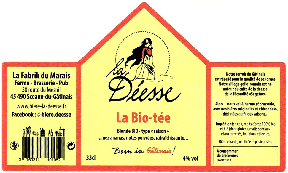 etiquette BRASSERIE LA FABRIK DU MARAIS 05