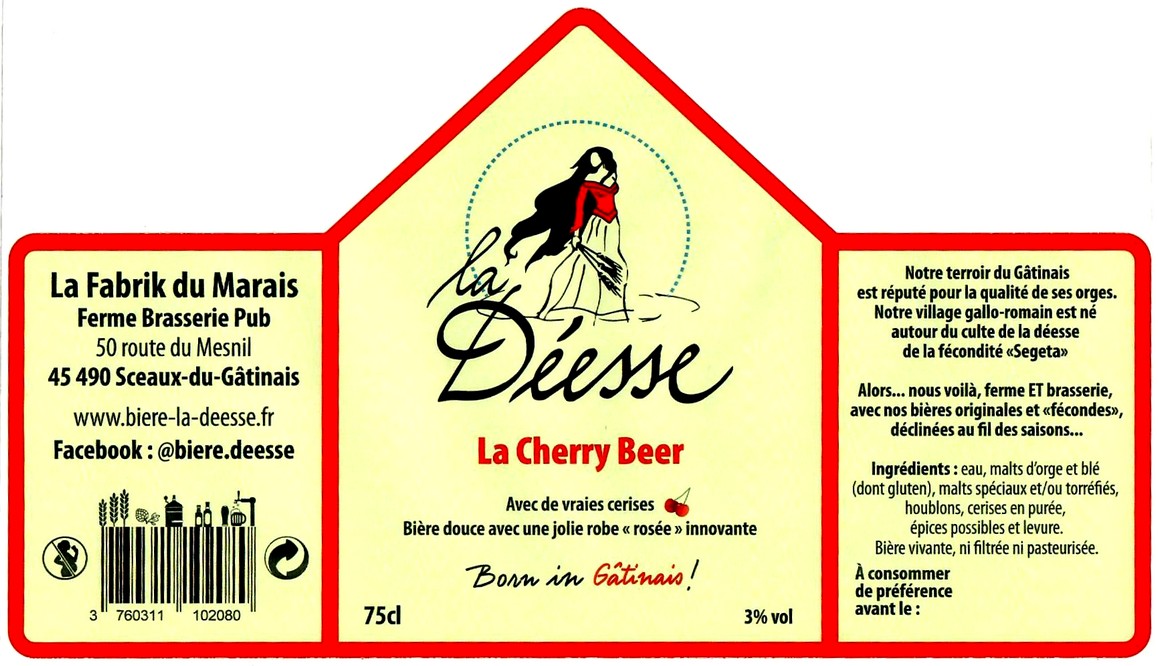 etiquette BRASSERIE LA FABRIK DU MARAIS 07