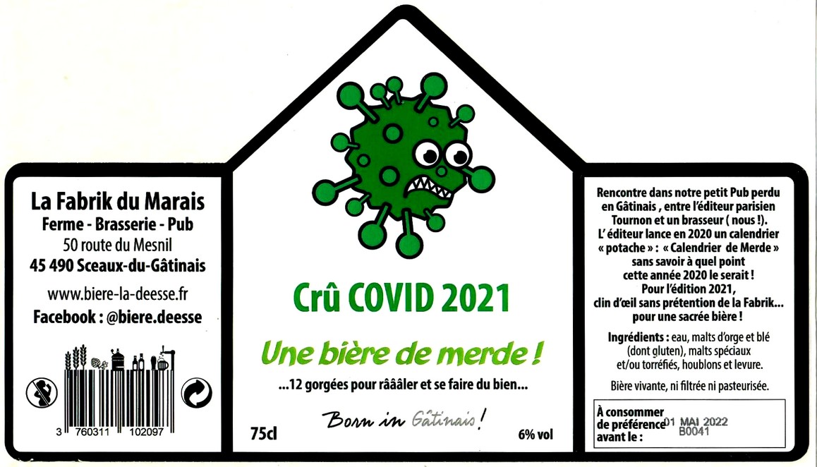 etiquette BRASSERIE LA FABRIK DU MARAIS 08