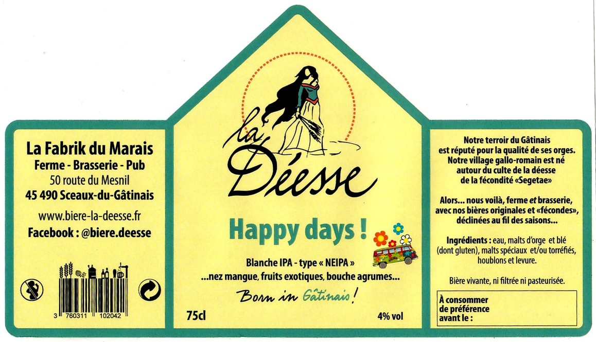 etiquette BRASSERIE LA FABRIK DU MARAIS 12