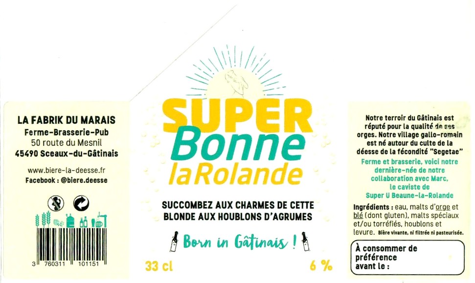 Etiquette BRASSERIE FABRIK DU MARAIS 24