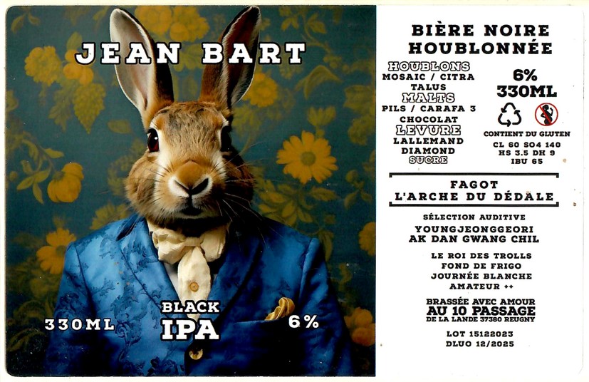 Etiquette BRASSERIE FAGOT 07