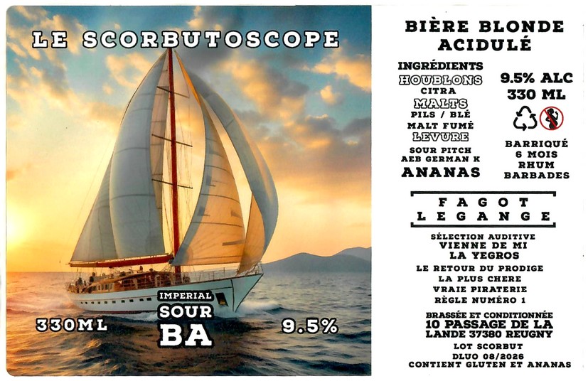 Etiquette BRASSERIE FAGOT 08