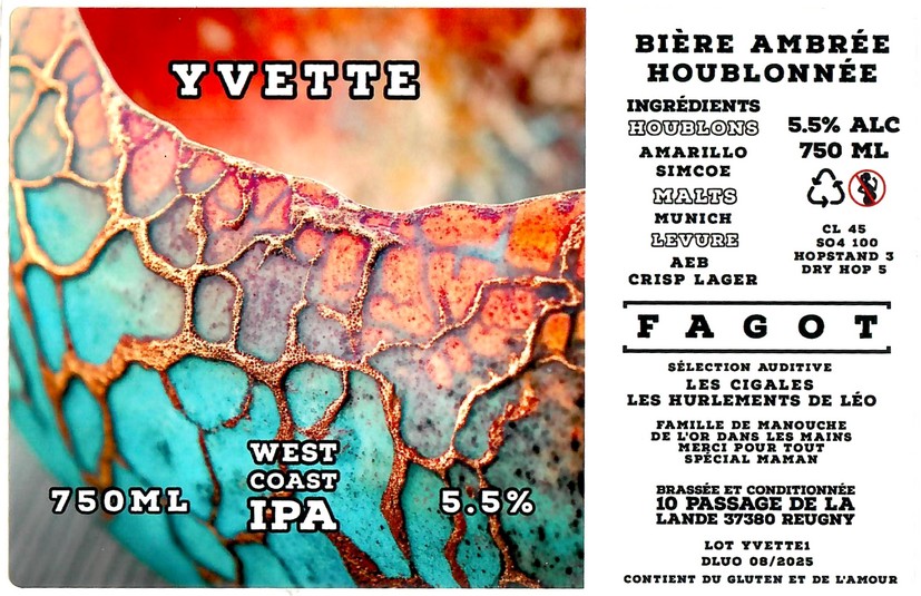 Etiquette BRASSERIE FAGOT 09