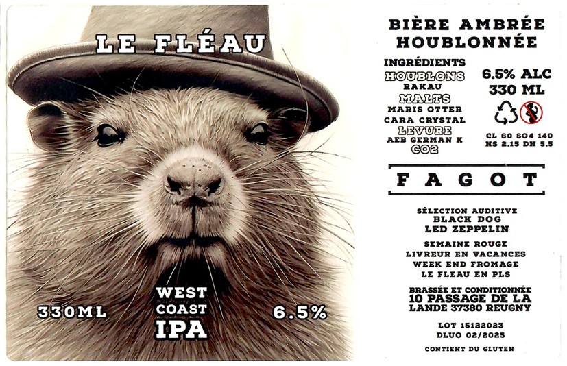 Etiquette BRASSERIE FAGOT 11