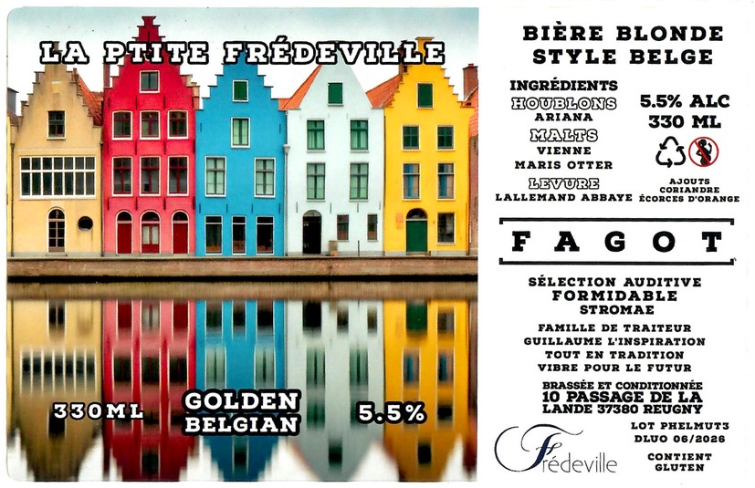 Etiquette BRASSERIE FAGOT 12