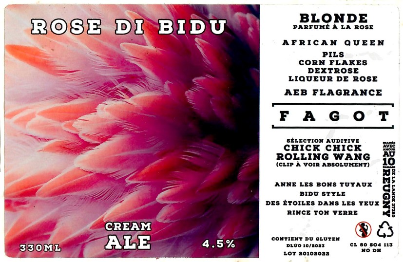 Etiquette BRASSERIE FAGOT 15