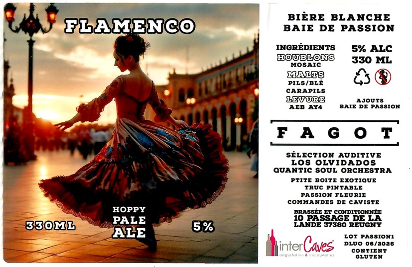 Etiquette BRASSERIE FAGOT 17