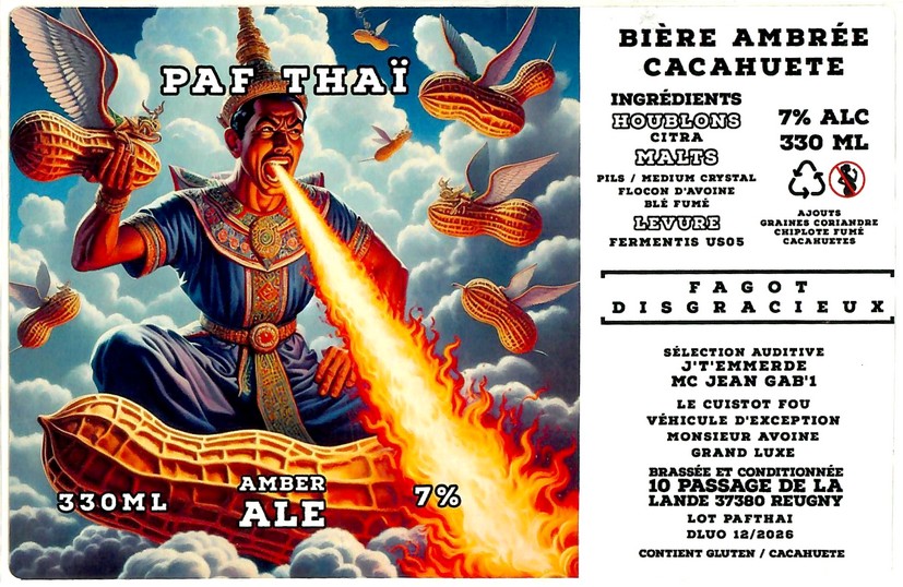 Etiquette BRASSERIE FAGOT 21