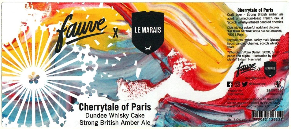 Etiquette BRASSERIE FAUVE 03