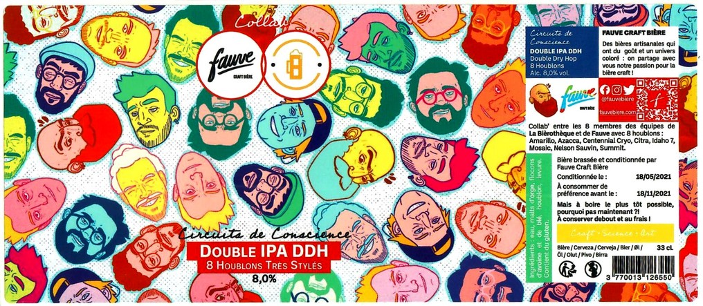 Etiquette BRASSERIE FAUVE 04