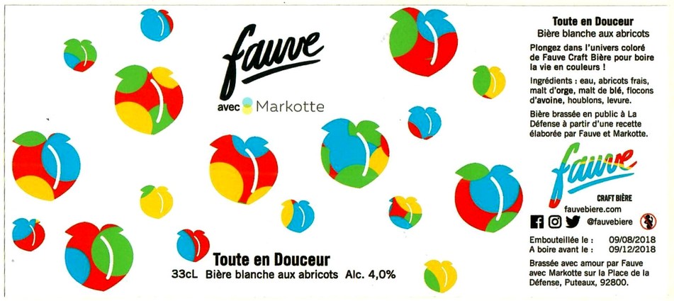 Etiquette BRASSERIE FAUVE 10