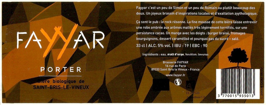 Etiquette BRASSERIE FAYYAR 08