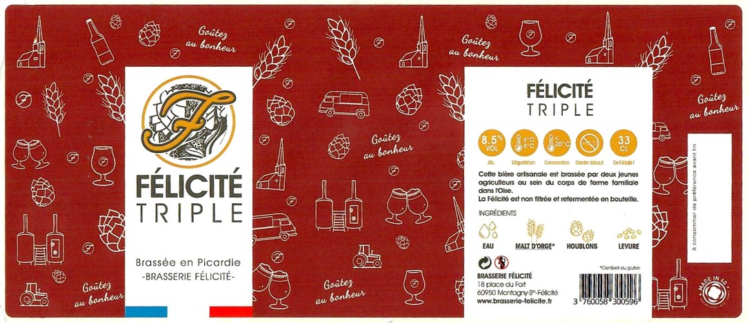 Etiquette BRASSERIE FELICITE 31