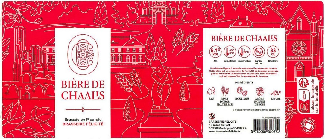 Etiquette BRASSERIE FELICITE 36