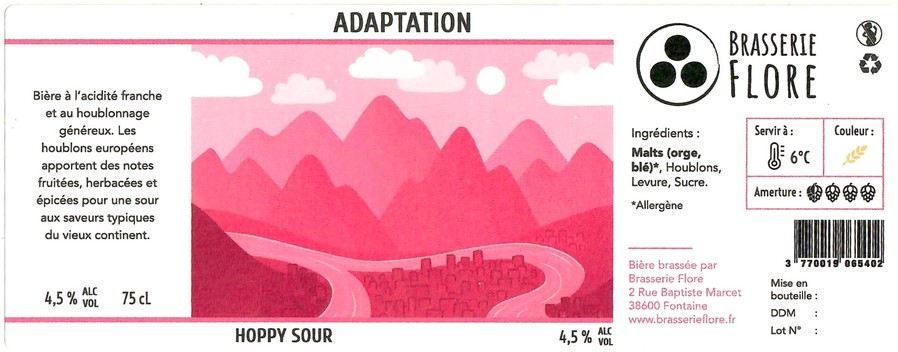 Etiquette BRASSERIE FLORE 04