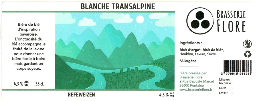 Etiquette BRASSERIE FLORE 06