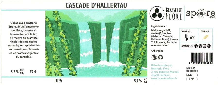 Etiquette BRASSERIE FLORE 07