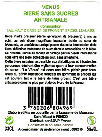 etiquette BRASSERIE FOREST 31 BIS