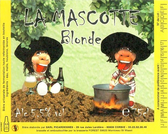 Etiquette BRASSERIE FOREST 33