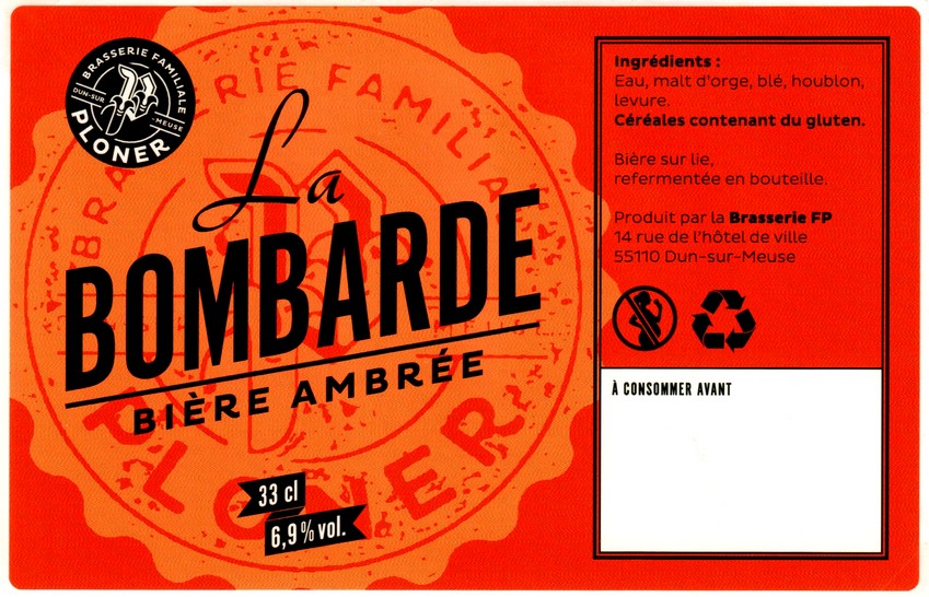 etiquette BRASSERIE FP LA DUNOISE 01