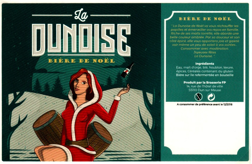etiquette BRASSERIE FP LA DUNOISE 04