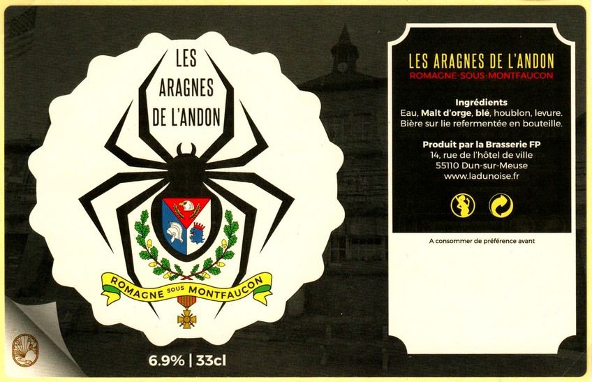 etiquette BRASSERIE FP LA DUNOISE 13