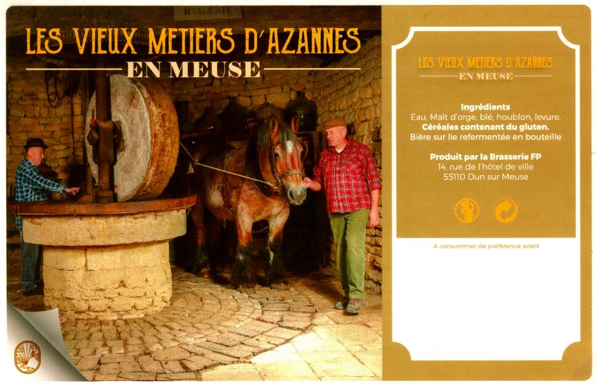 etiquette BRASSERIE FP LA DUNOISE 21