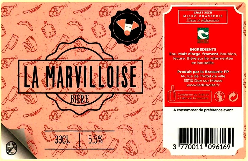 etiquette BRASSERIE FP 23