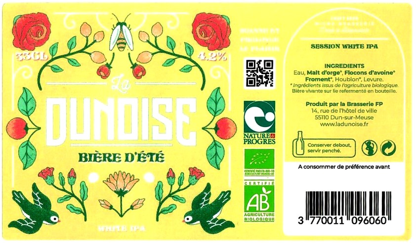 Etiquette BRASSERIE FP 29