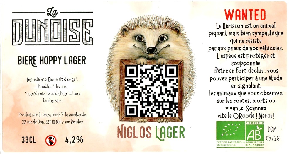 Etiquette BRASSERIE FP 42