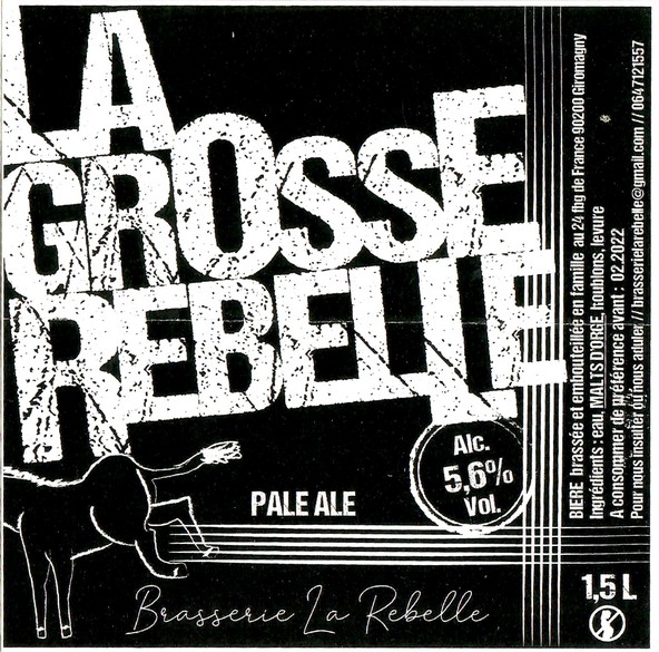 Etiquette BRASSERIE FRANC COMTOISE 23