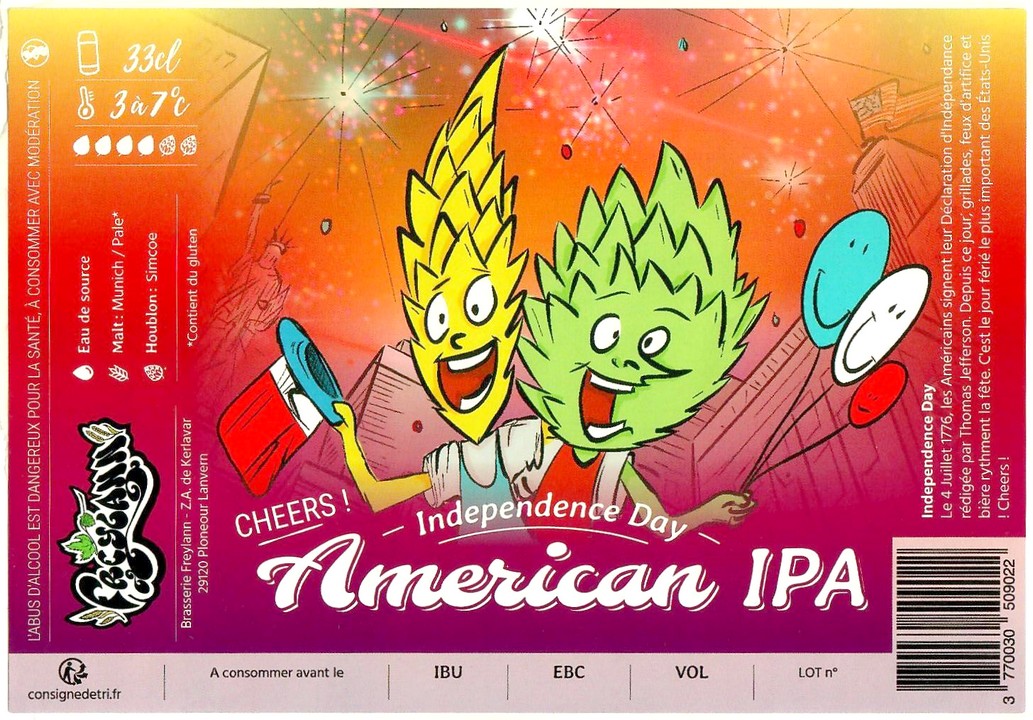 Etiquette BRASSERIE FREYLANN 05