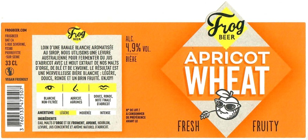 Etiquette BRASSERIE FROGBEER 09