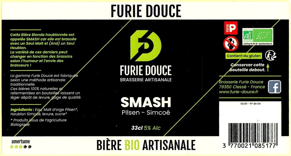 Etiquette BRASSERIE FURIE DOUCE 05