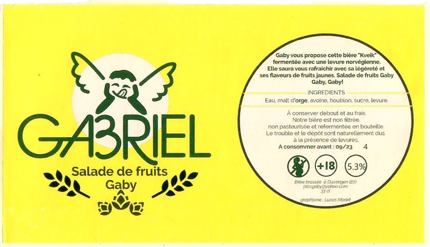 Etiquette BRASSERIE GABRIEL 03