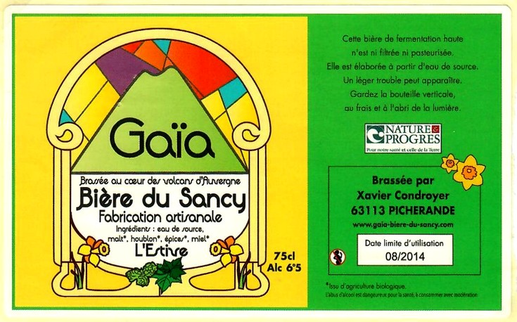 etiquette BRASSERIE GAIA 04