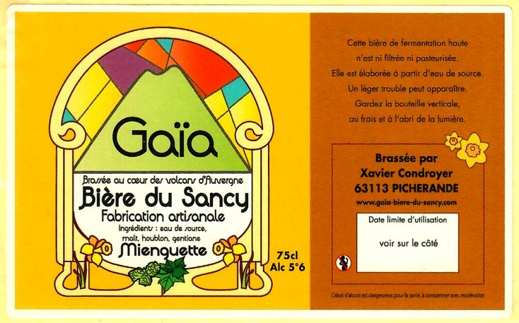 etiquette BRASSERIE GAIA 08