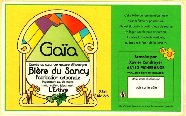 etiquette BRASSERIE GAIA 09