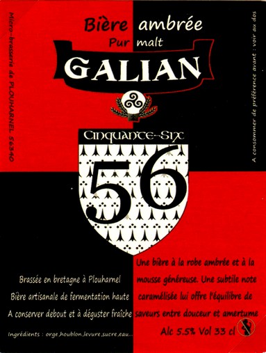 etiquette BRASSERIE GALIAN 06