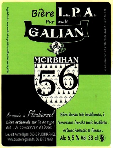 etiquette BRASSERIE GALIAN 14