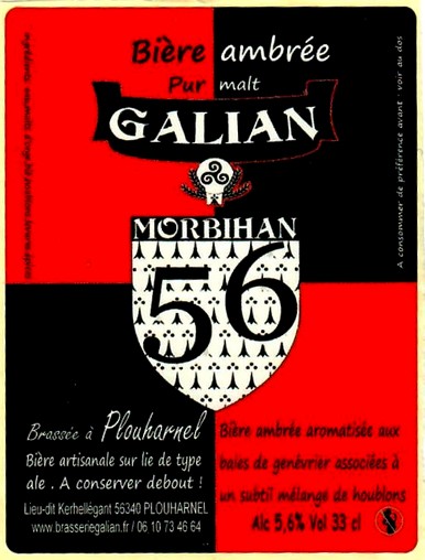 etiquette BRASSERIE GALIAN 15